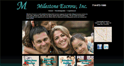 Desktop Screenshot of milestoneescrow.com